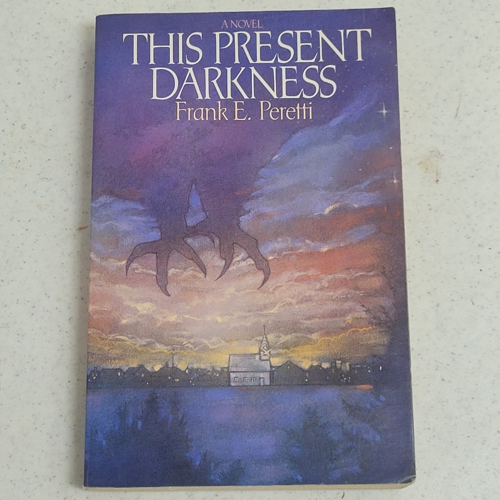 This Present Darkness Frank E Peretti Vintage 1986 Paperback Christian Fiction